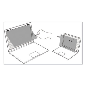 3M™ Gold Frameless Privacy Filter For 15.6" Widescreen Laptop, 16:9 Aspect Ratio freeshipping - TVN Wholesale